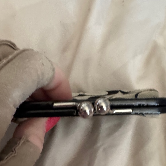 Coach Black and Gray Signature Clutch - Picture 3 of 3